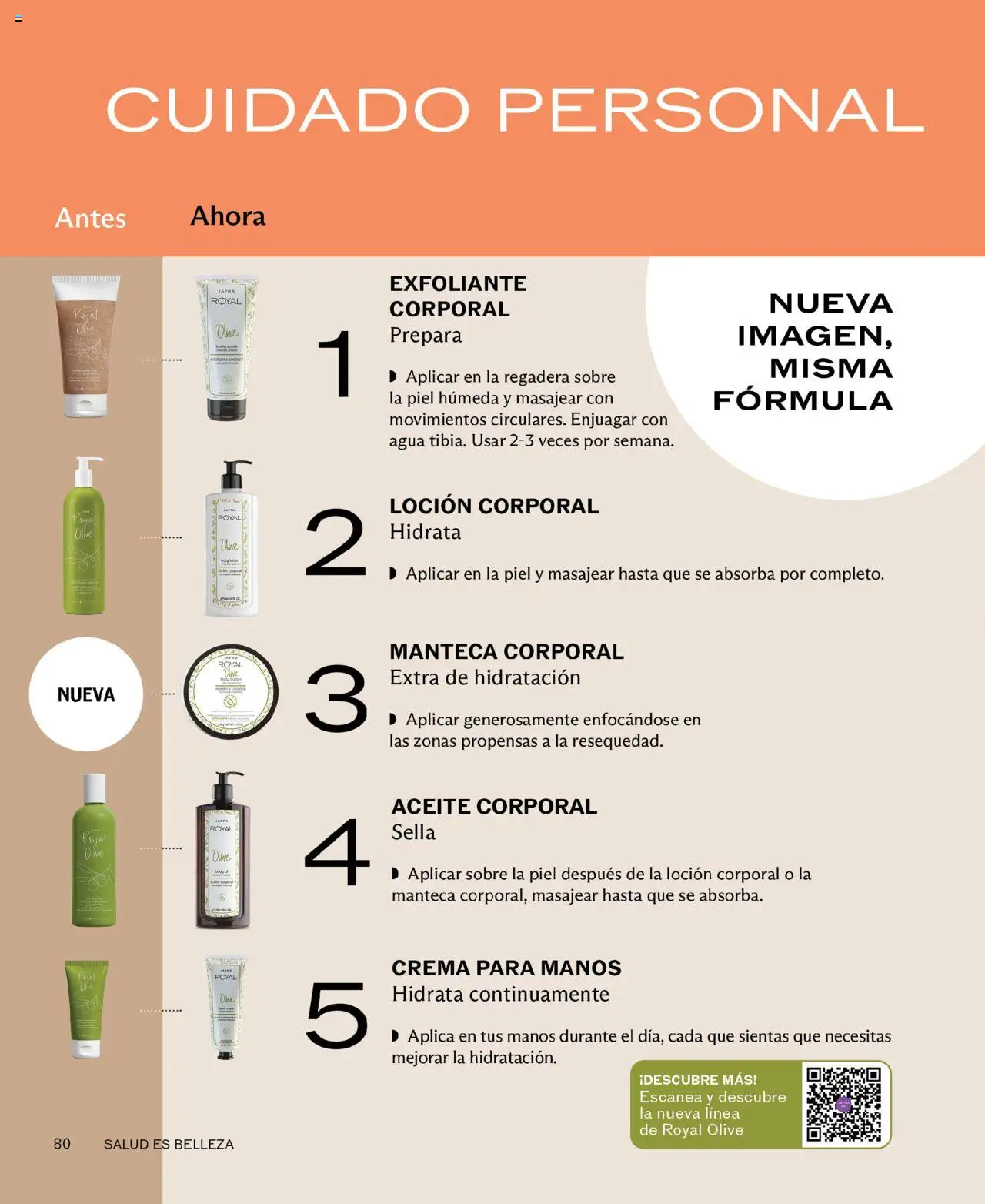 Nuevas ofertas de JAFRA válidas en toda la República Mexicana desde el 01.08.2025. ¡Encuentra las mejores ofertas en JAFRA - Catálogo! | Página: 80 | Productos: Crema, Agua, Loción, Regadera