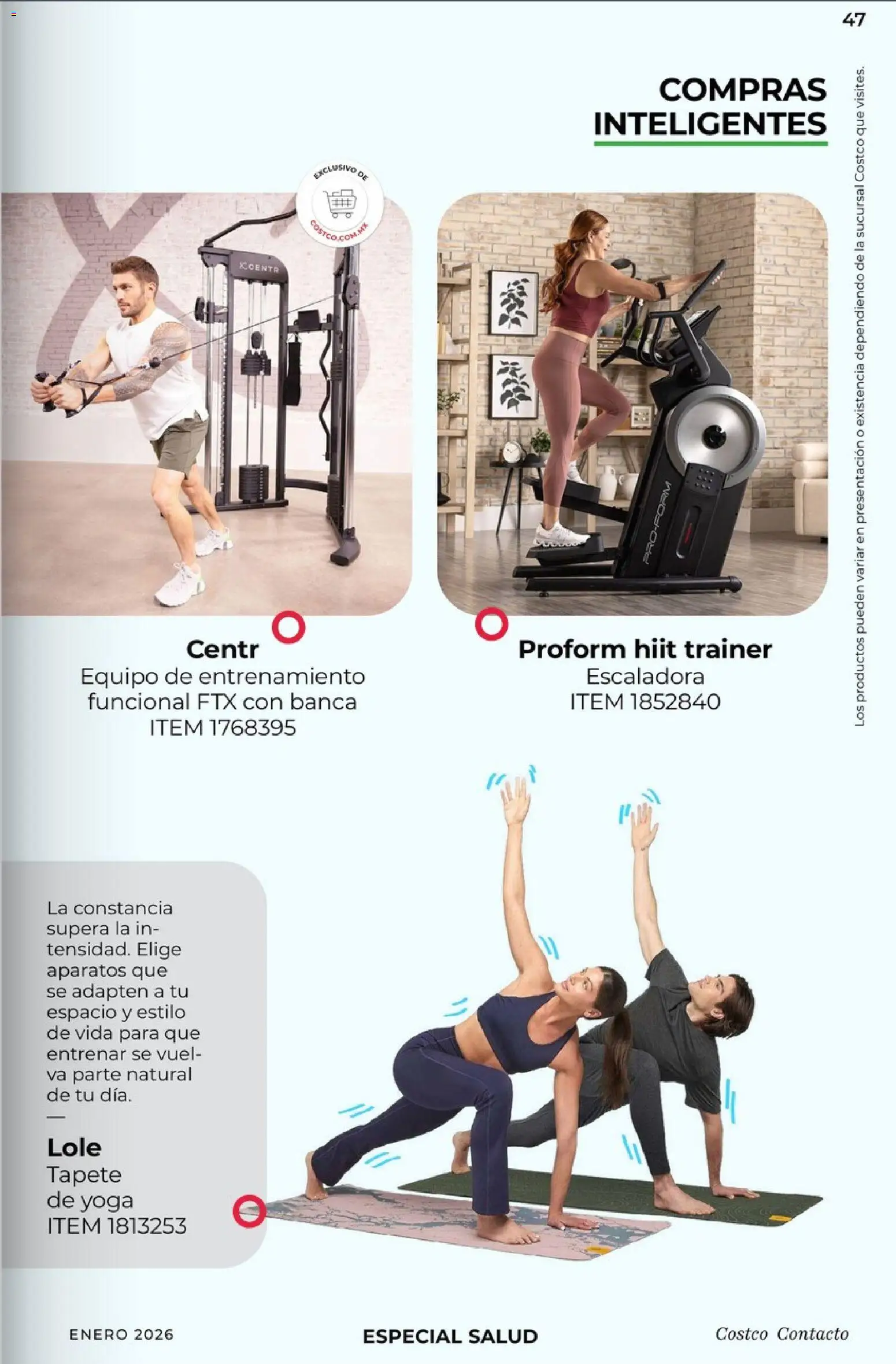 Nuevas ofertas de Costco válidas en toda la República Mexicana desde el 01.01.2026. ¡Encuentra las mejores ofertas en Costco - Revista Enero! | Página: 47 | Productos: Tapete