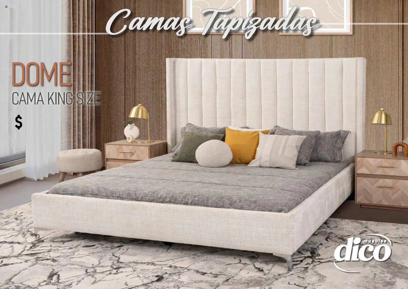 Nuevas ofertas de Muebles Dico válidas en toda la República Mexicana desde el 01.04.2026. ¡Encuentra las mejores ofertas en Muebles Dico catálogo Camas tapizadas ! | Página: 56