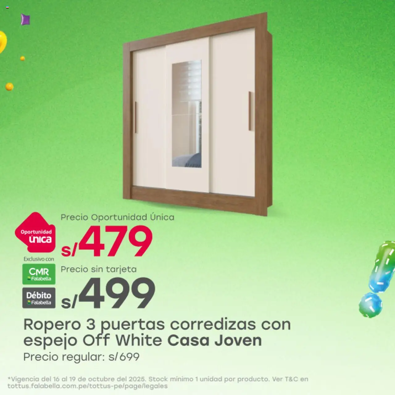 Catálogo Tottus válido desde 16.10.2025 | Página: 3 | Productos: Espejo