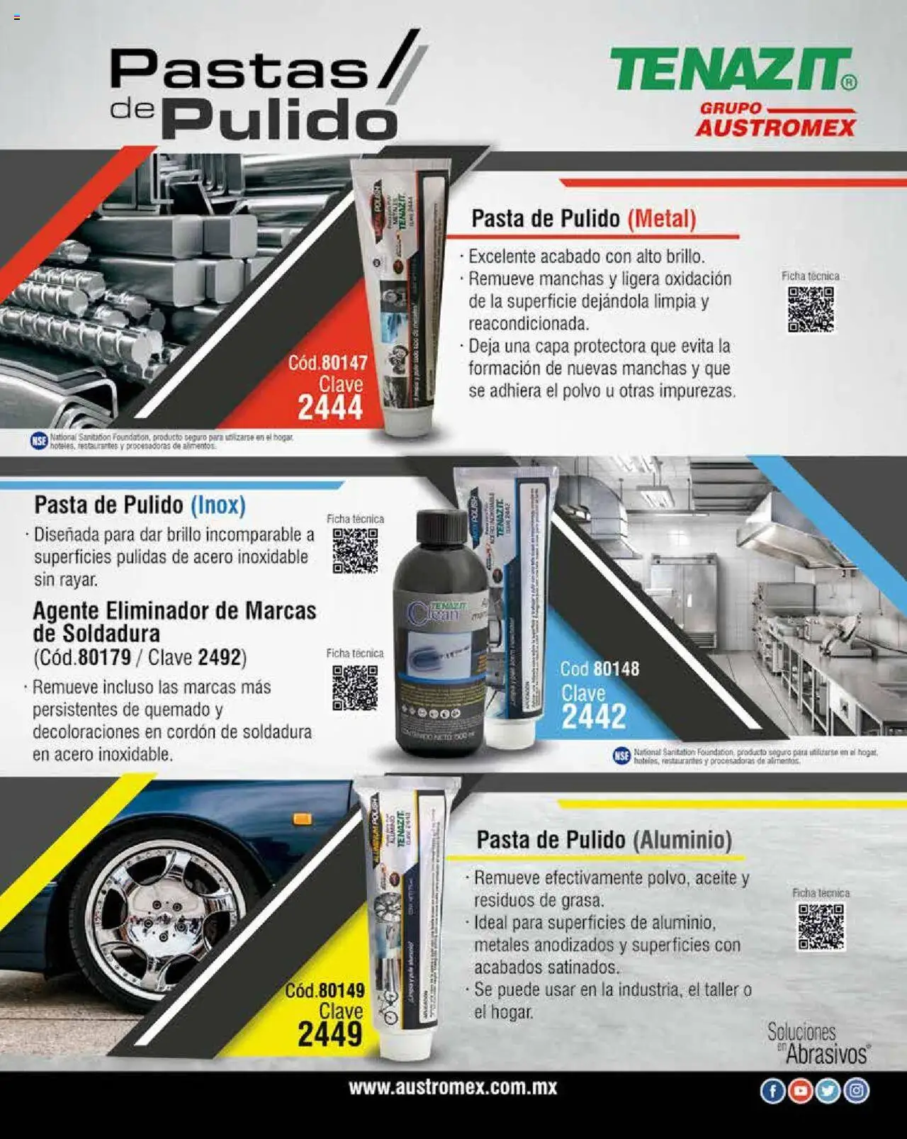 Nuevas ofertas de Infra válidas en toda la República Mexicana desde el 07.01.2025. ¡Encuentra las mejores ofertas en Infra catálogo Productos y accesorios para el soldador! | Página: 7 | Productos: Brillo, Aceite, Pasta, Polvo