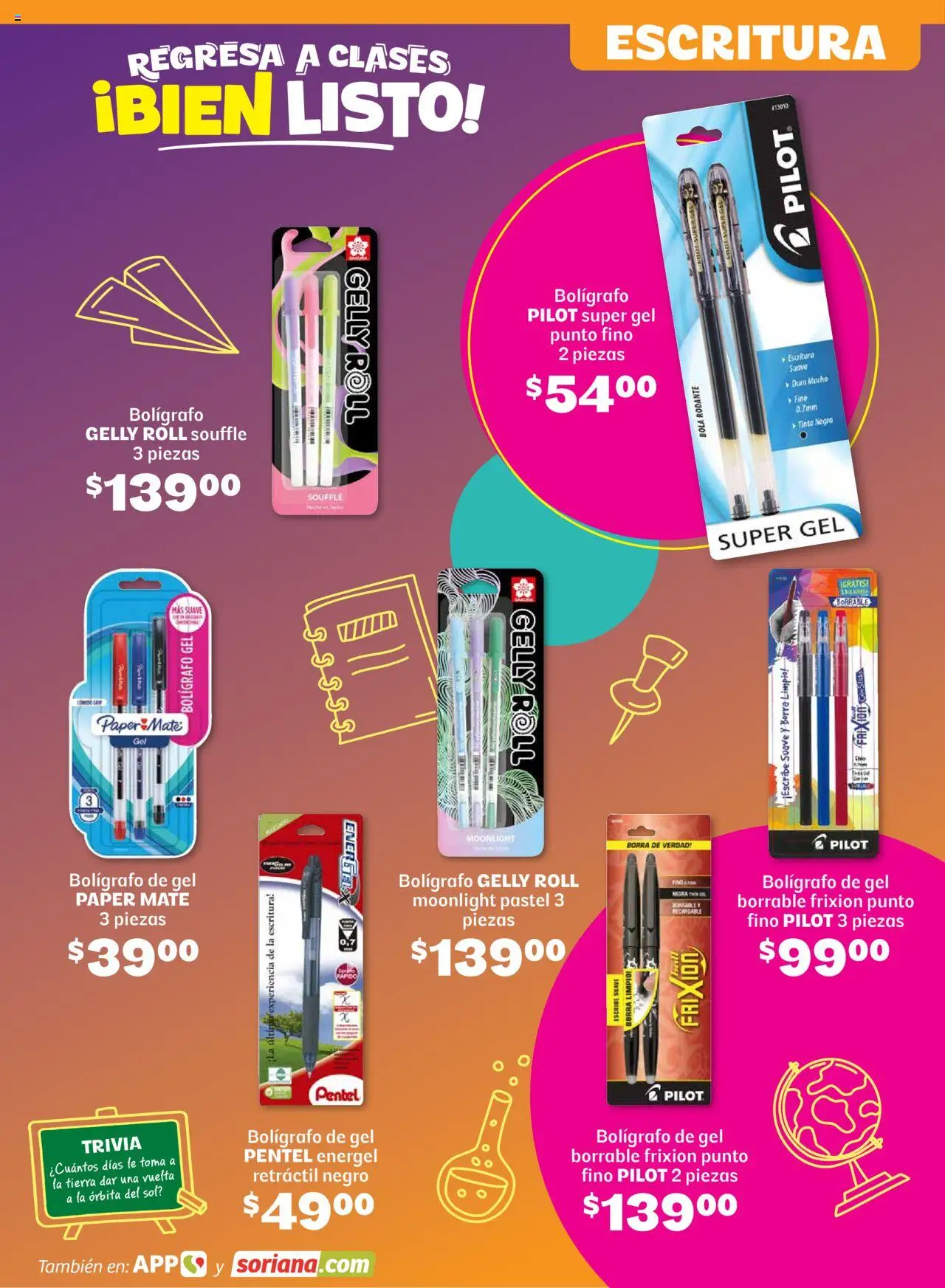 Nuevas ofertas de Soriana válidas en toda la República Mexicana desde el 14.08.2025. ¡Encuentra las mejores ofertas en Soriana - Regresa a clases bien listo Híper Nacional! | Página: 12 | Productos: Pastel, Mate