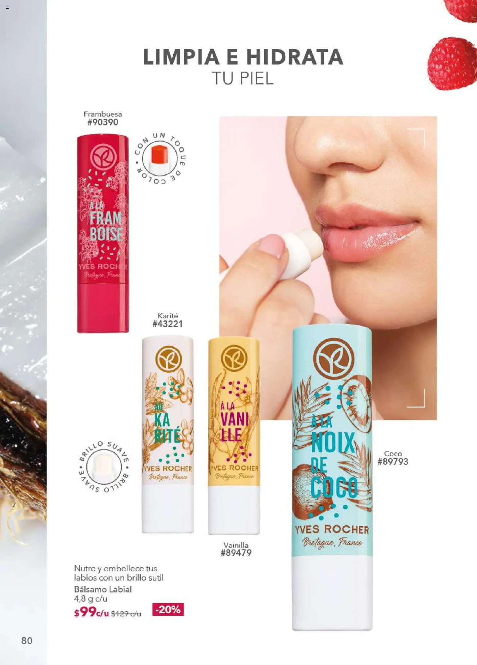 Nuevas ofertas de Yves Rocher válidas en toda la República Mexicana desde el 09.12.2025. ¡Encuentra las mejores ofertas en Yves Rocher campaña 17 2025! | Página: 80 | Productos: Brillo, Bálsamo