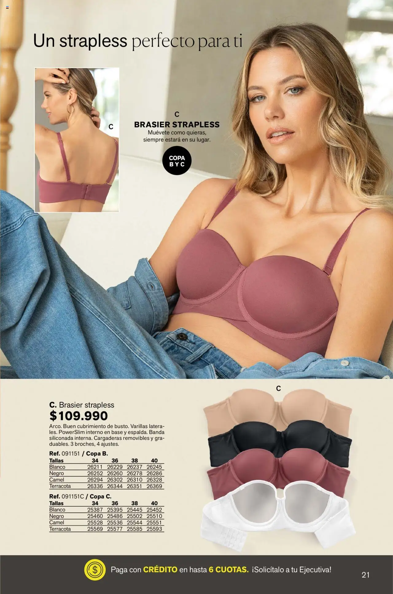 Leonisa revista - valida desde el 12.09.2025 | Página: 21 | Productos: Brasier