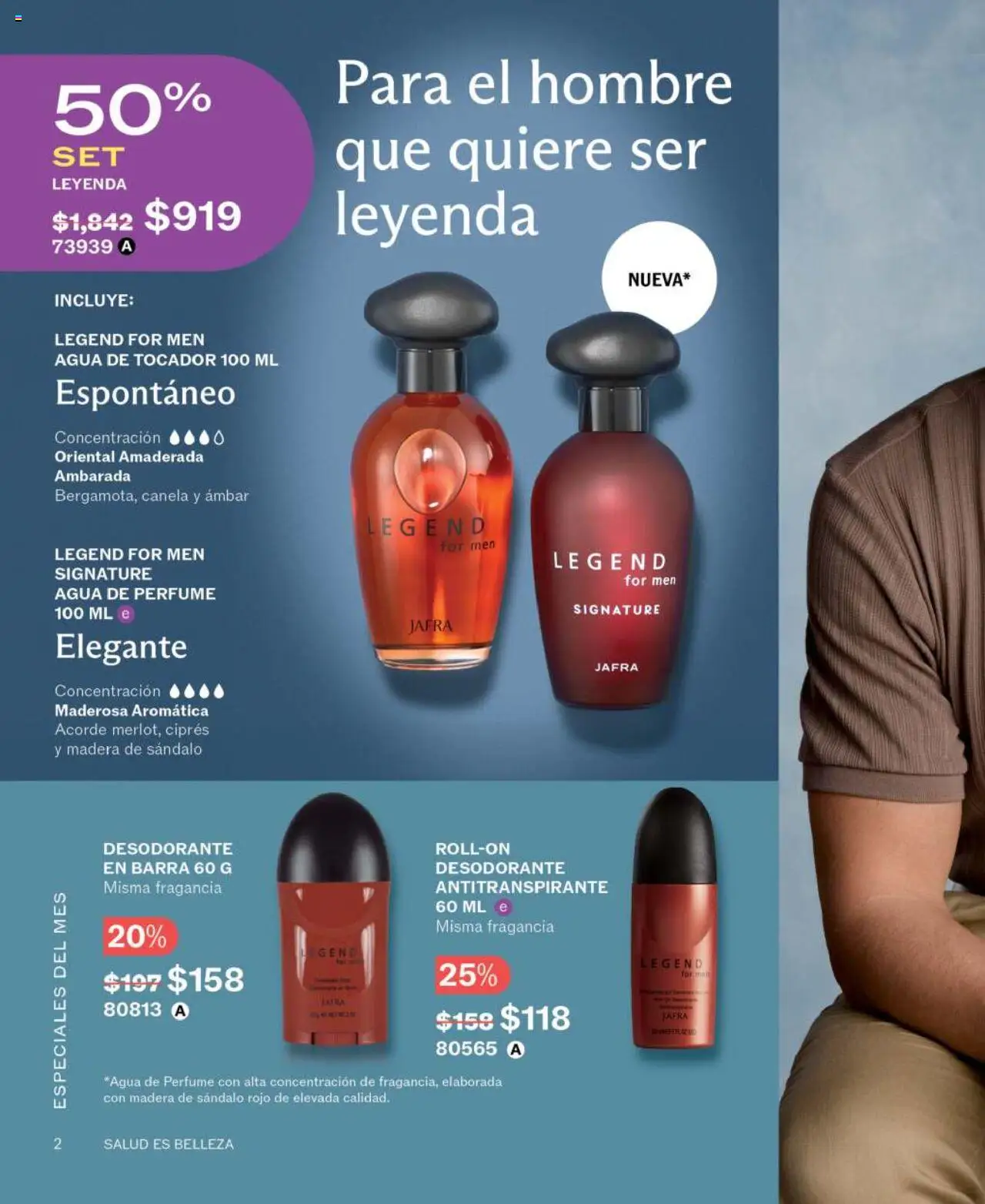 Nuevas ofertas de JAFRA válidas en toda la República Mexicana desde el 01.06.2025. ¡Encuentra las mejores ofertas en JAFRA catálogo! | Página: 2 | Productos: Desodorante, Agua, Barra, Perfume