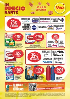 Vista previa Vea -  Córdoba válido desde el 16.12.2025 | Página: 6 | Productos: Lavavajillas, Termo, Lámpara, Quitamanchas