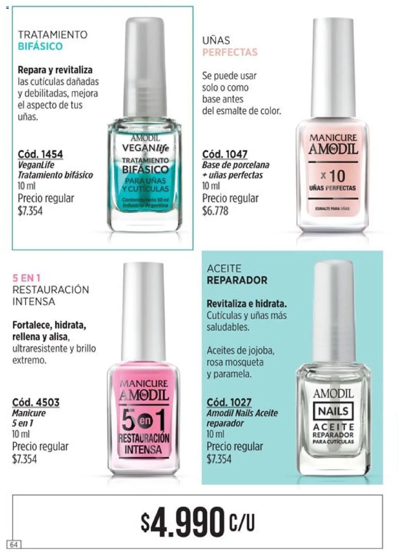Catálogo Amodil Campaña 14 │ válido desde el 19.08.2025 | Página: 64 | Productos: Aceite, Brillo