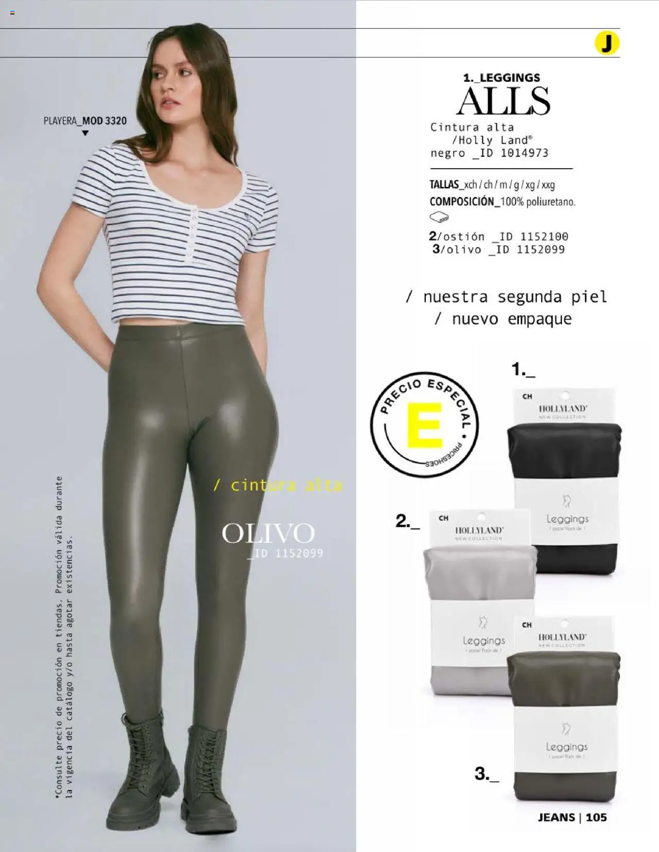 Nuevas ofertas de Price Shoes válidas en toda la República Mexicana desde el 11.02.2025. ¡Encuentra las mejores ofertas en Price Shoes catálogo Jeans Pri-Ver! | Página: 107 | Productos: Leggings