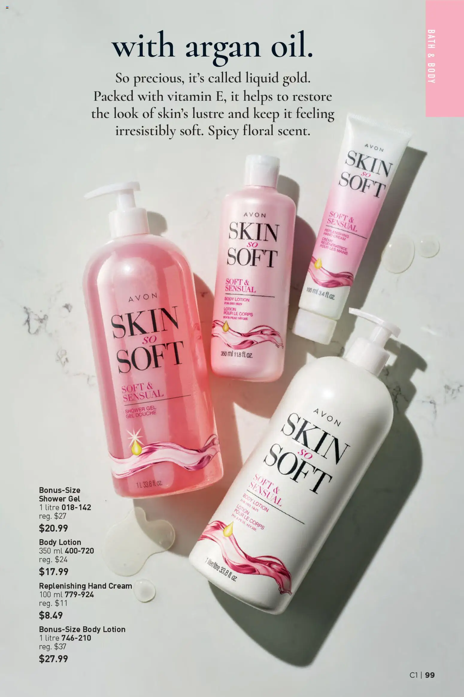 Avon flyer valid from 01.01.2026 | Page: 99 | Products: Cream, Hand cream, Bath, Shower