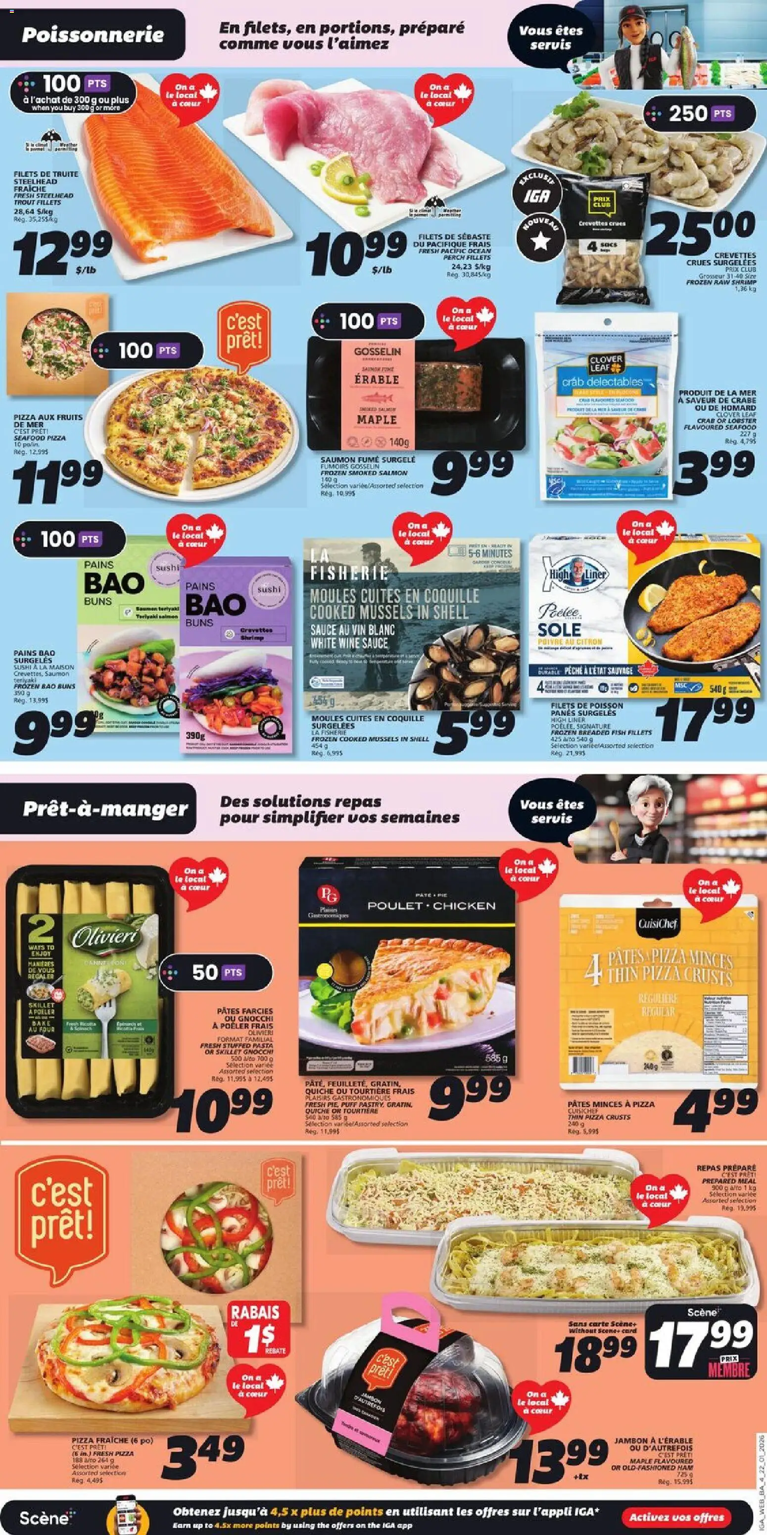 IGA flyer valid from 22.01.2026 | Page: 6 | Products: Pasta, Ham, Pizza, Wine