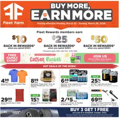 Preview of Mills Fleet Farm weekly ads valid from 23.03.2026