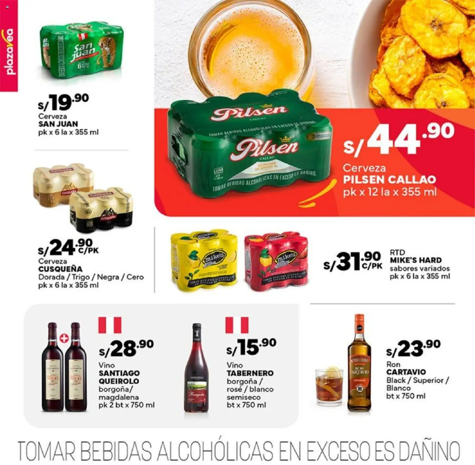 Catálogo Plaza Vea válido desde 12.11.2025 | Página: 14 | Productos: Vino, Cerveza