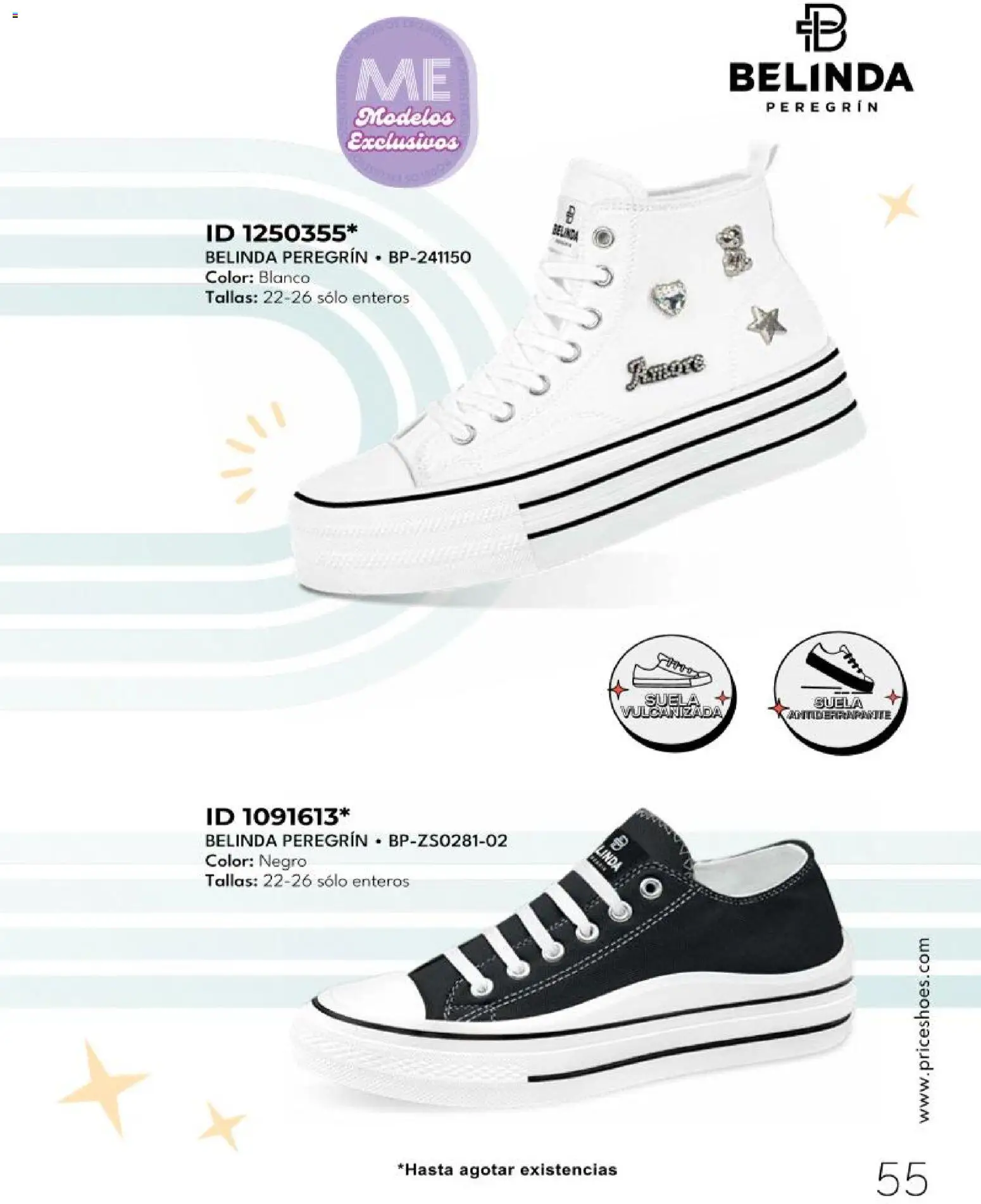 Nuevas ofertas de Price Shoes válidas en toda la República Mexicana desde el 08.12.2025. ¡Encuentra las mejores ofertas en Price Shoes catálogo Belinda! | Página: 55