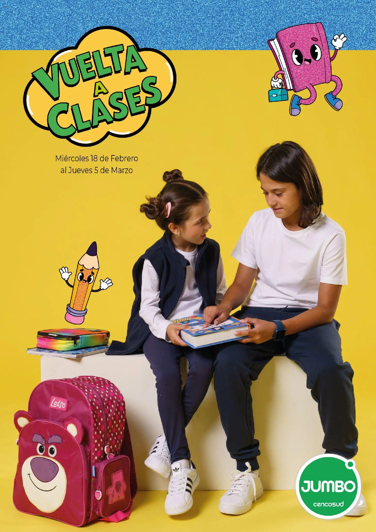 Jumbo - Especial Listos Para El Cole │ válido desde el 18.02.2026 | Página: 1