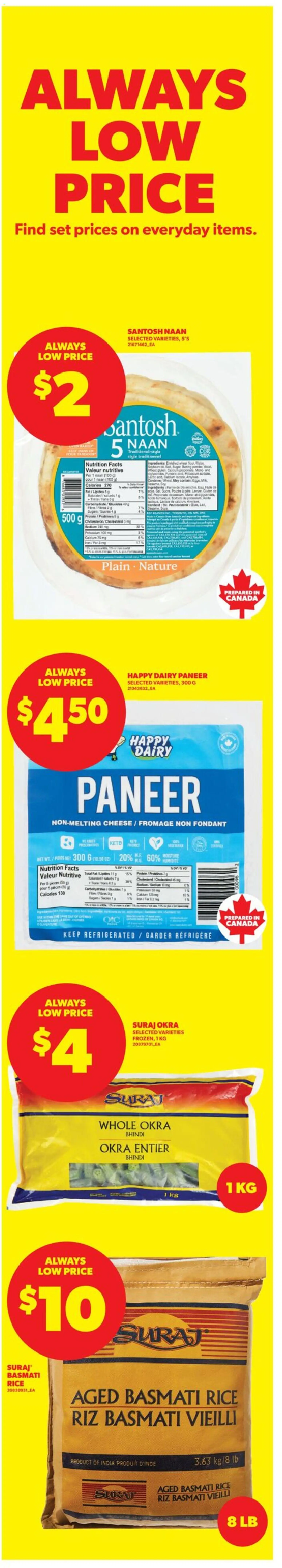Real Canadian Superstore flyer valid from 22.01.2026 | Page: 4 | Products: Rice, Powder, Cheese