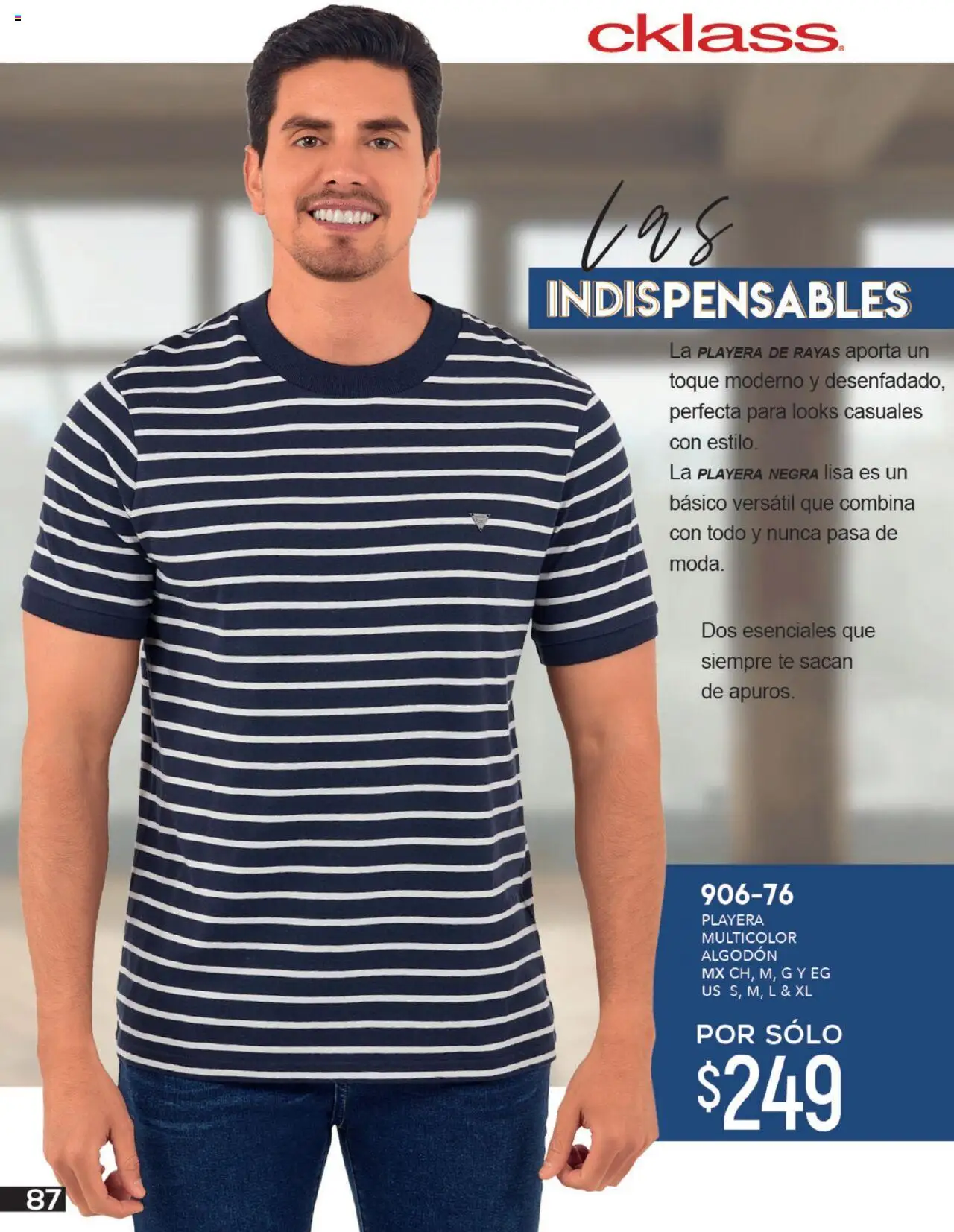 Nuevas ofertas de Cklass válidas en toda la República Mexicana desde el 14.07.2025. ¡Encuentra las mejores ofertas en Cklass catálogo Ropa Caballero! | Página: 88 | Productos: Algodón, Playera, Té