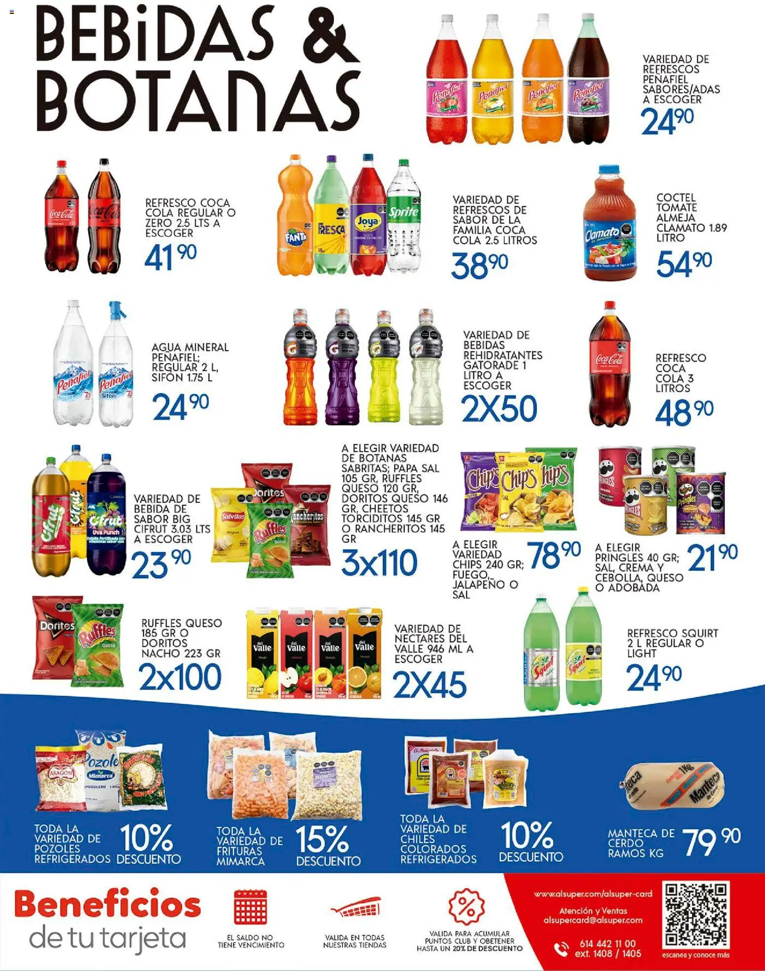 Nuevas ofertas de Alsuper válidas en toda la República Mexicana desde el 07.11.2025. ¡Encuentra las mejores ofertas en Alsuper folleto Chihuahua-Capital! | Página: 7 | Productos: Papa, Crema, Cerdo, Uva