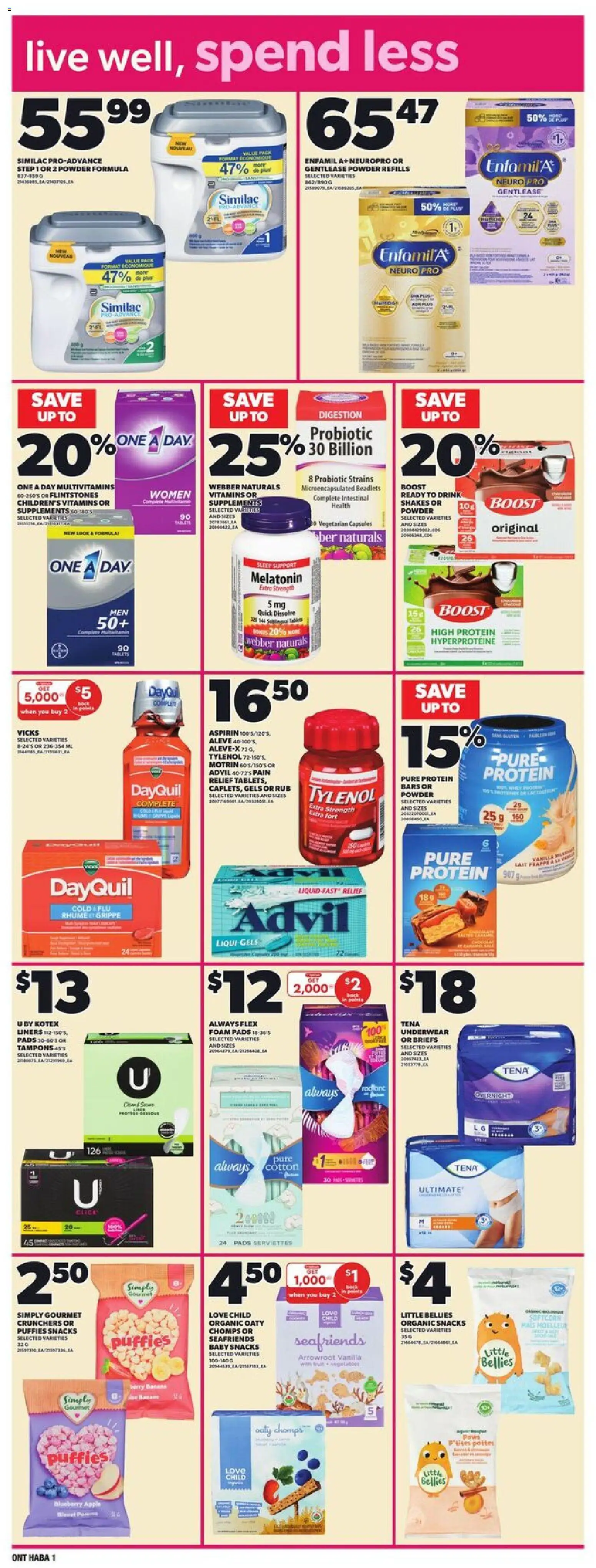 Independent Grocer flyer valid from 23.10.2025 | Page: 13 | Products: Powder, Underwear, Briefs