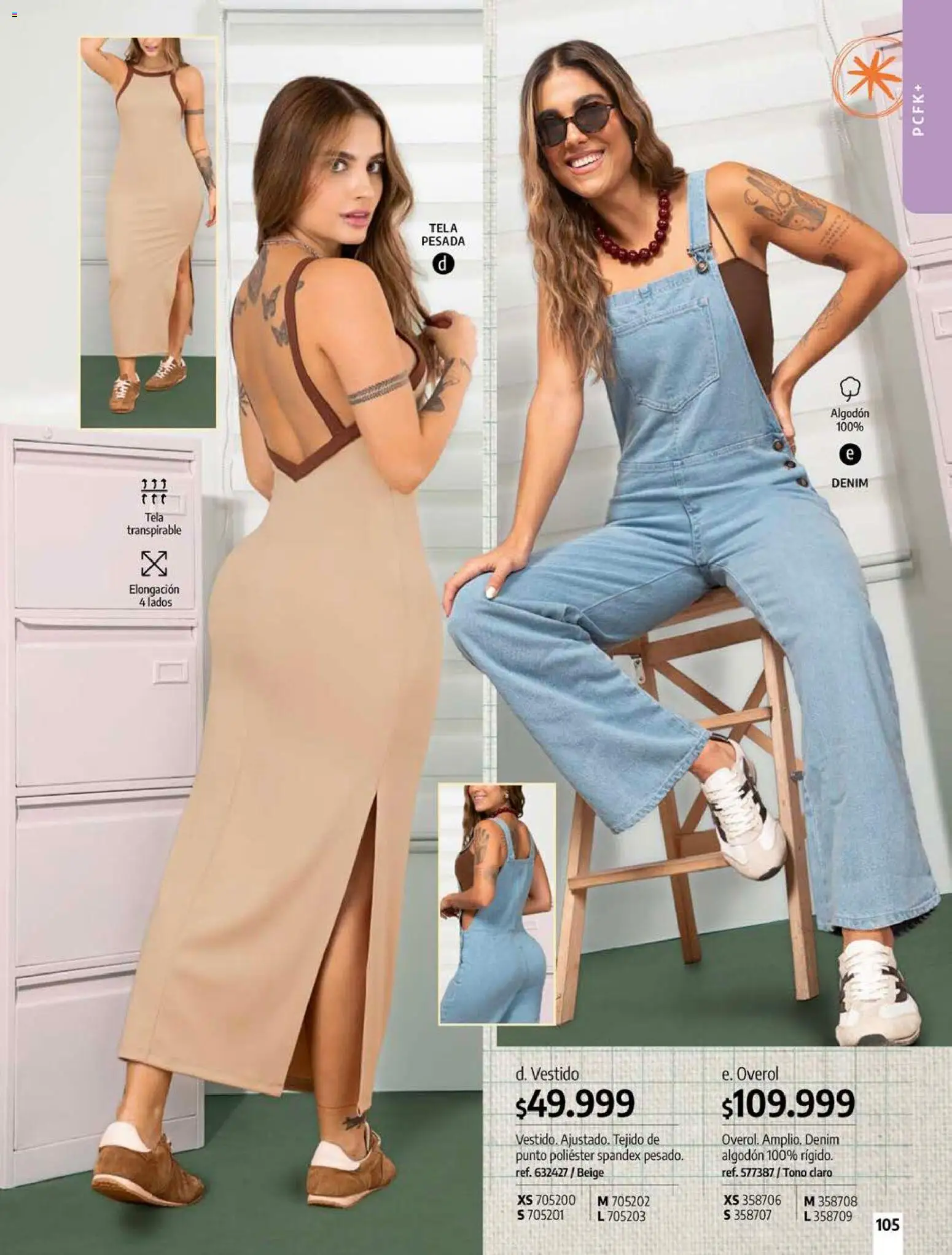 Pacifika revista - valida desde el 01.08.2026 | Página: 105 | Productos: Algodón, Vestido, Overol