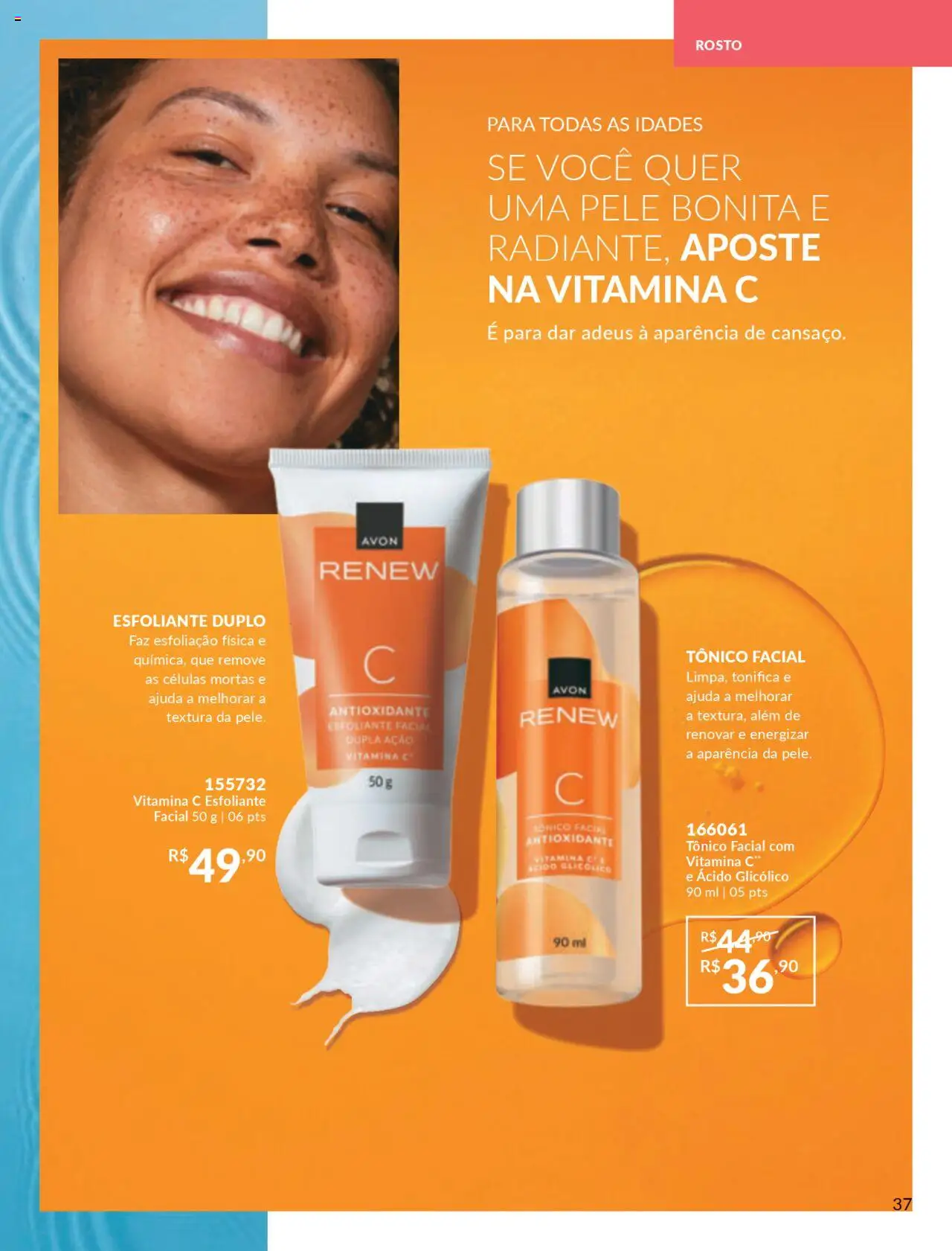 Avon Folheto - válido de 27.09.2025 | Página: 37 | Produtos: Tônico, Vitamina c