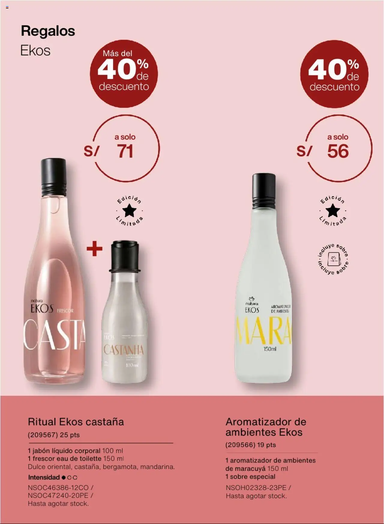 Catálogo Natura válido desde 03.09.2025 | Página: 9 | Productos: Jabón, EAU de Toilette