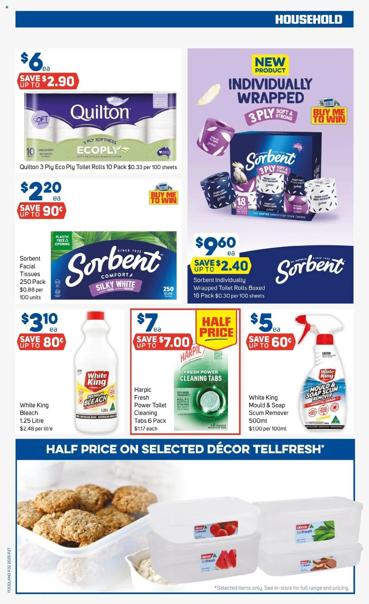 Foodland catalogue - valid from 06.08.2025 | Page: 27 | Products: Decor, Household, Fragrance, Tablets