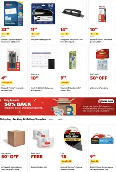 Preview of Staples weekly ads valid from 05.10.2025 | Page: 6 | Products: Box, Pen, Pan, Stapler