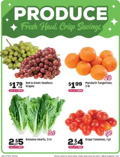 Grocery Outlet Weekly - PA - valid from 30.07.2025 | Page: 4 | Products: Romaine, Grapes