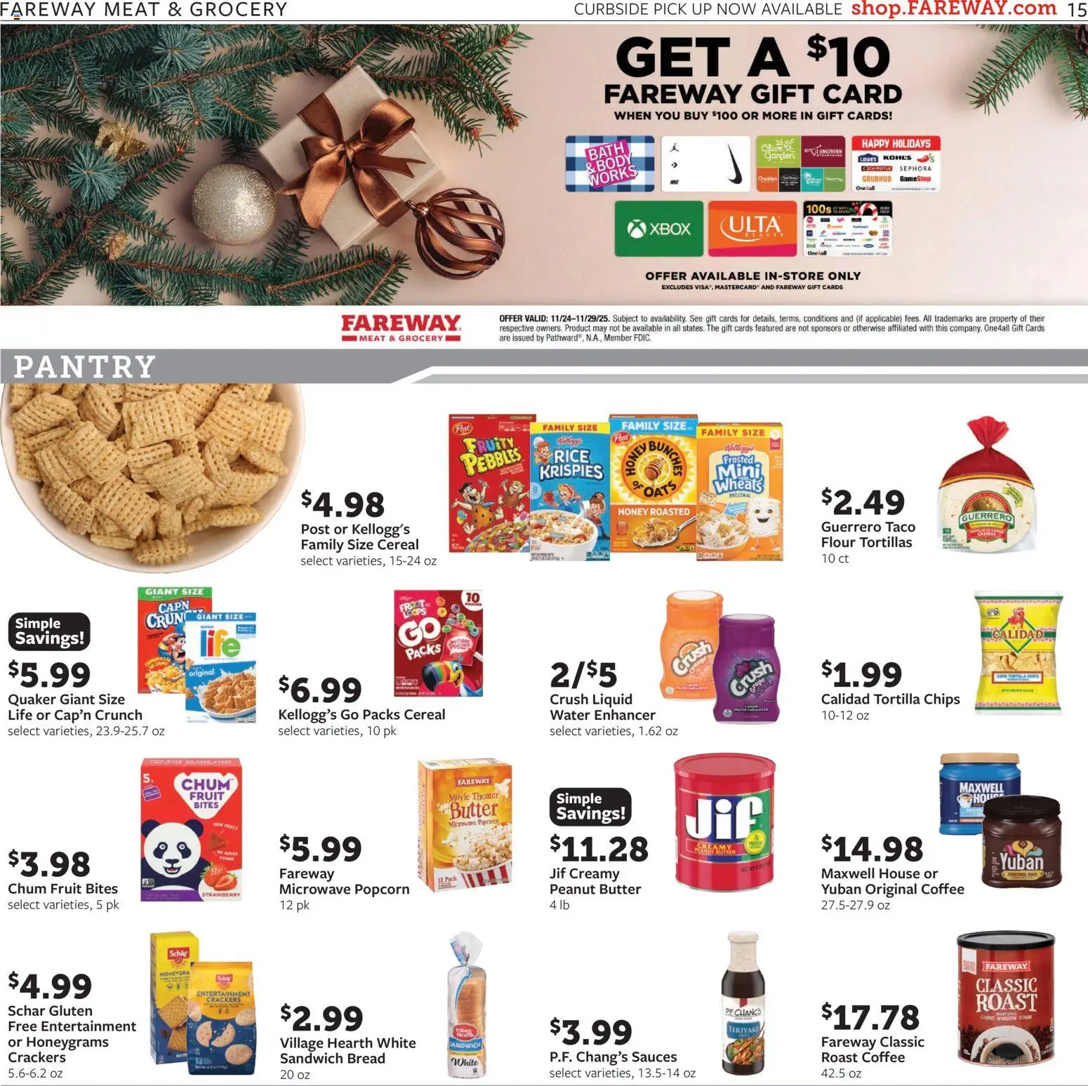 Fareway Weekly Ad - valid from 24.11.2025 | Page: 15