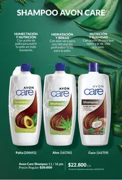Vista previa Catálogo AVON Campaña 4/2026 válido desde el 01.04.2026 | Página: 185 | Productos: Aceite, Shampoo, Brillo, Palta