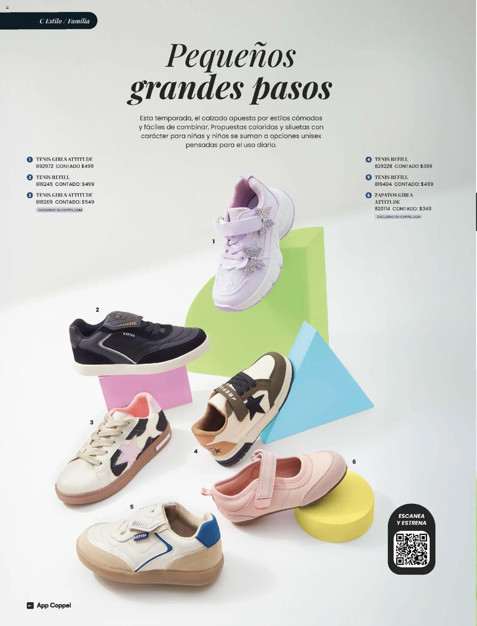 Nuevas ofertas de Coppel válidas en toda la República Mexicana desde el 01.03.2026. ¡Encuentra las mejores ofertas en Coppel catálogo ! | Página: 72 | Productos: Tenis, Zapatos