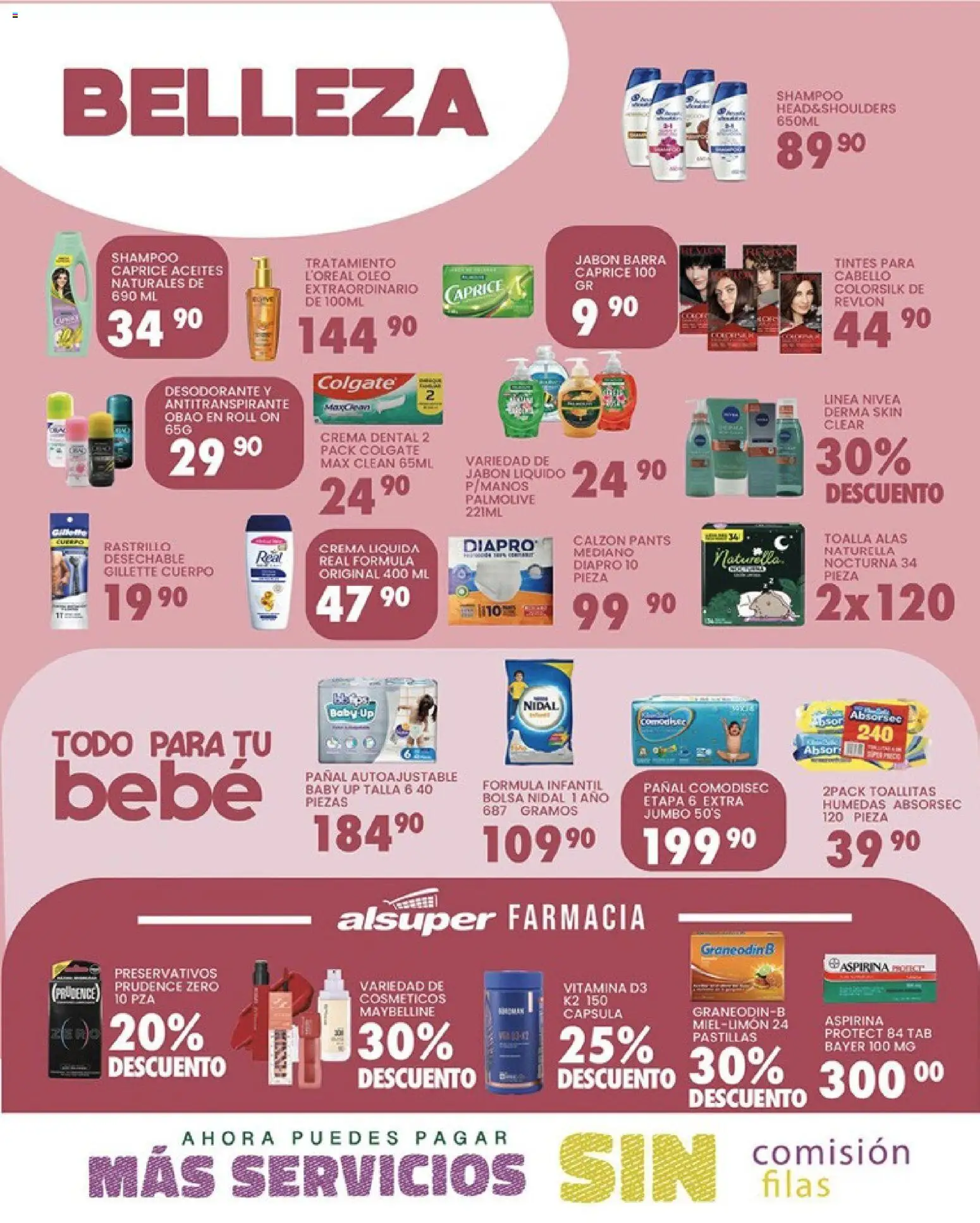 Nuevas ofertas de Alsuper válidas en toda la República Mexicana desde el 20.03.2026. ¡Encuentra las mejores ofertas en Alsuper folleto Chihuahua-Ciudad! | Página: 4 | Productos: Antitranspirante, Crema, Toalla, Pants