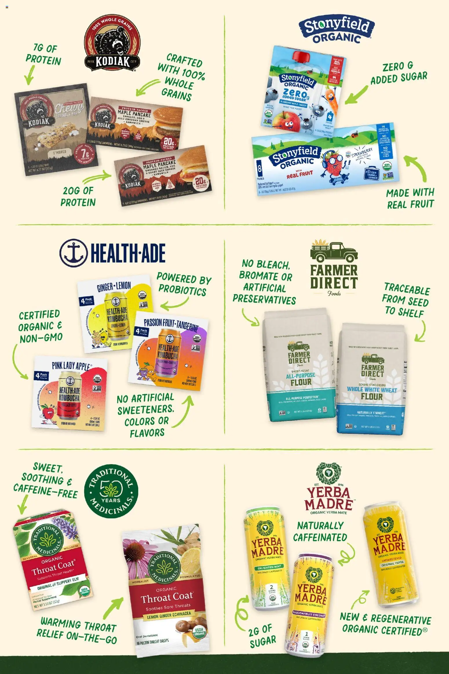Sprouts Monthly Ad - valid from 25.03.2026 | Page: 7 | Products: Probiotics, Cheese, Apples, Sugar