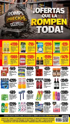 Vista previa Yaguar - Oferta Semanal Chaco válido desde el 20.04.2026