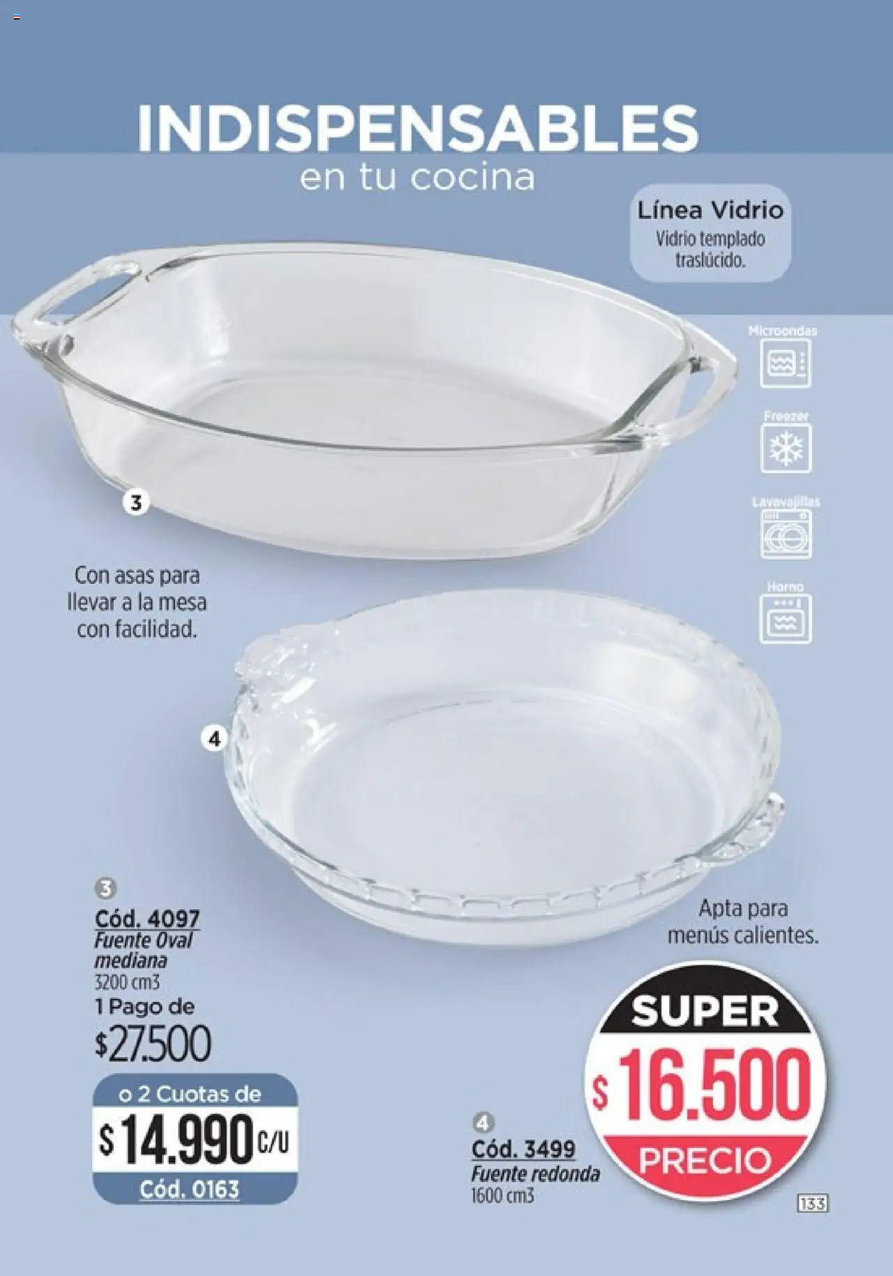 Catálogo Amodil Campaña 14 │ válido desde el 19.08.2025 | Página: 133 | Productos: Cocina, Mesa, Fuente, Microondas