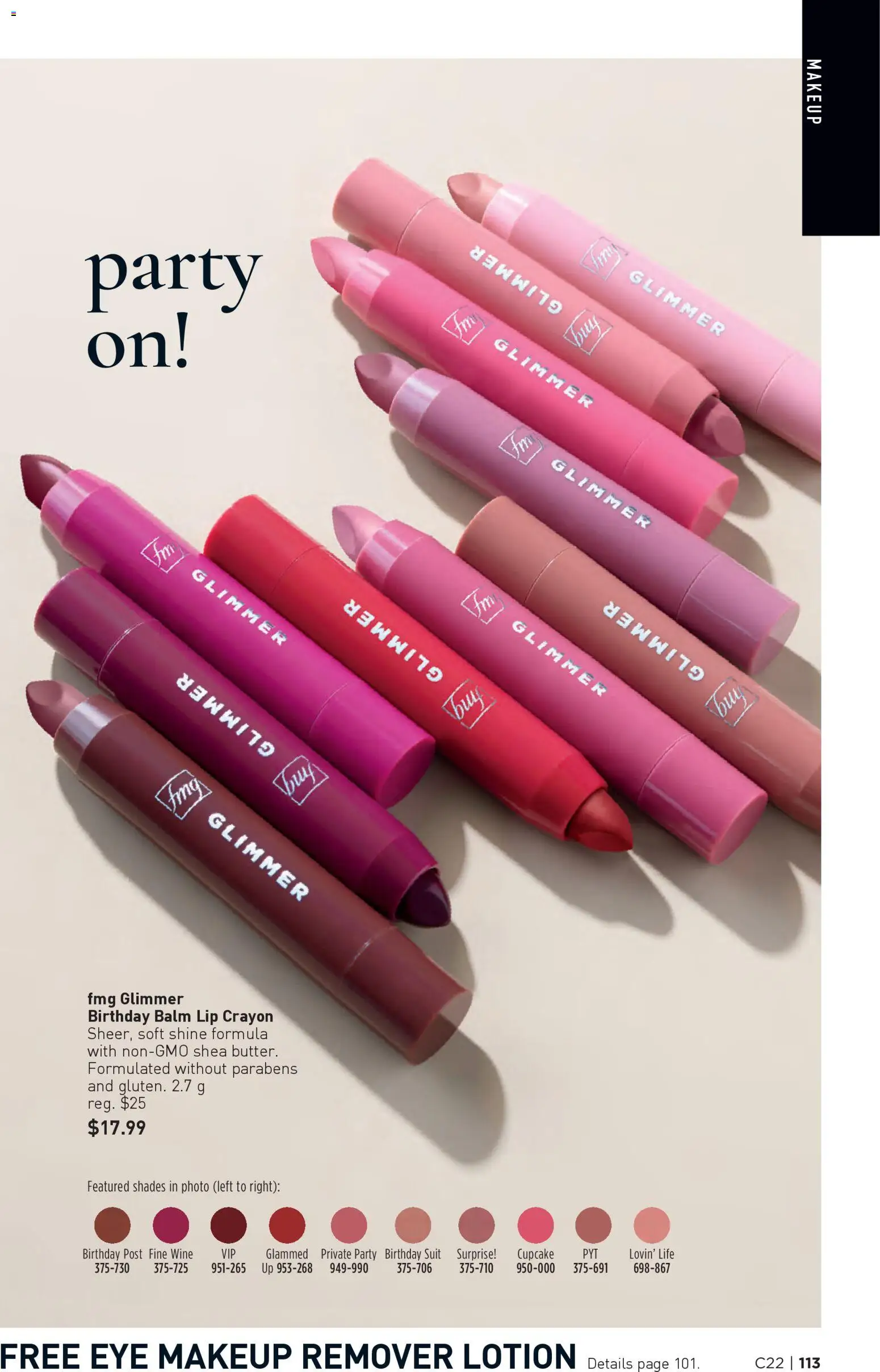 Avon flyer valid from 23.10.2025 | Page: 113 | Products: Makeup remover, Eye makeup remover, Wine, Suit