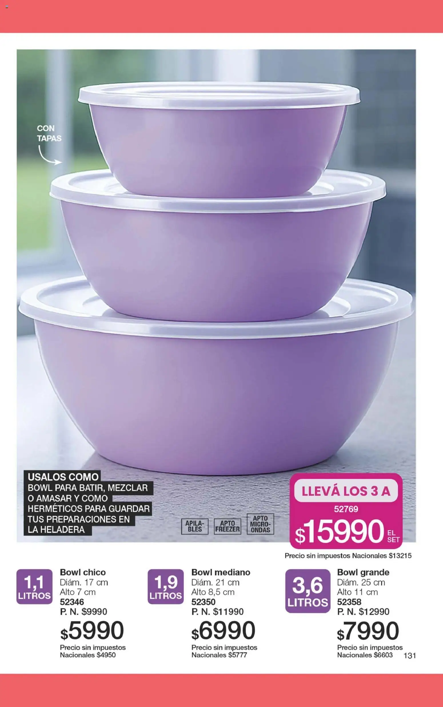Gigot - CAMPAÑA 05 │ válido desde el 28.02.2026 | Página: 137 | Productos: Bowl, Heladera, Freezer