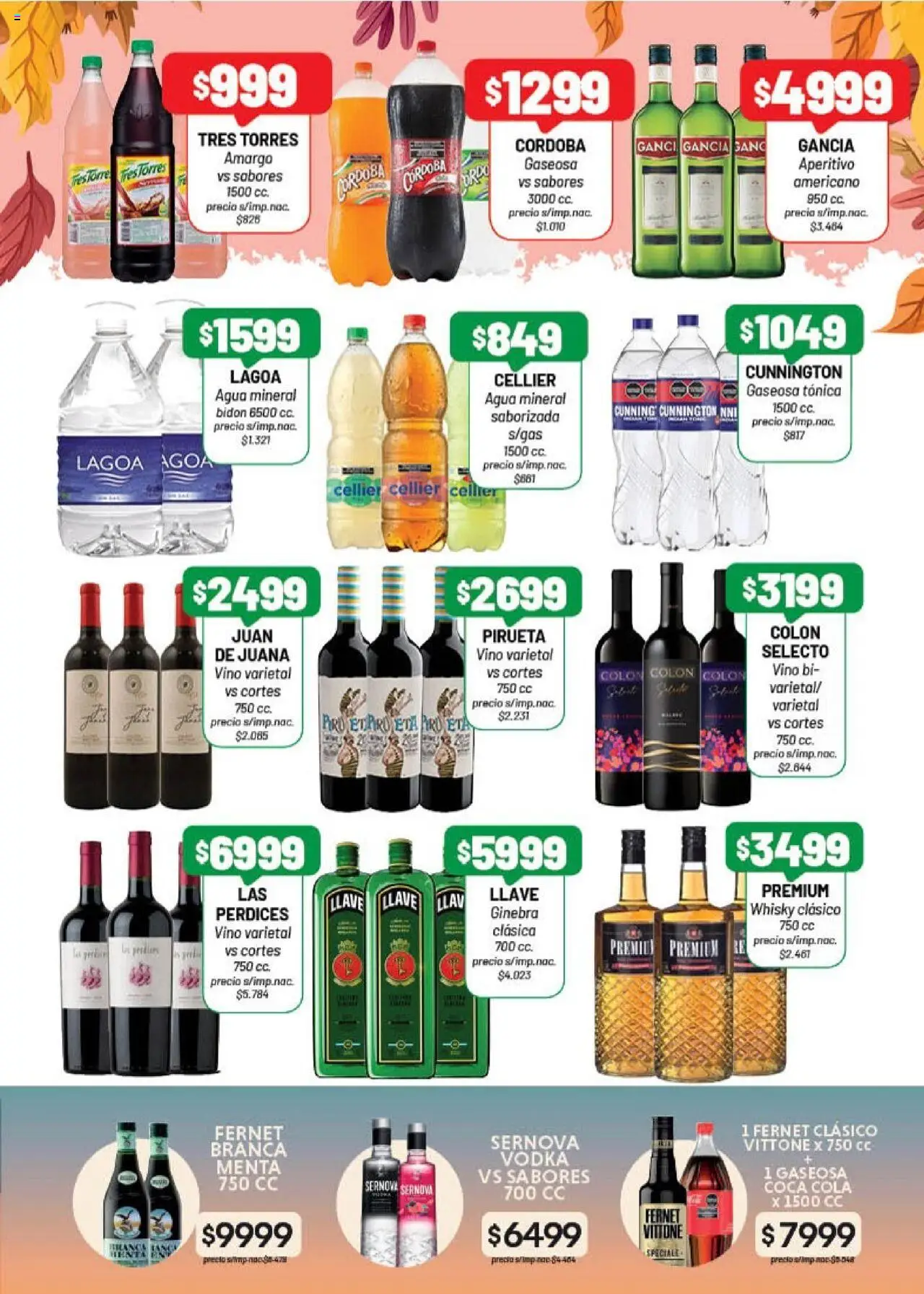 Almacor catálogo │ válido desde el 29.05.2025 | Página: 7 | Productos: Vodka, Fernet, Gaseosa, Vino