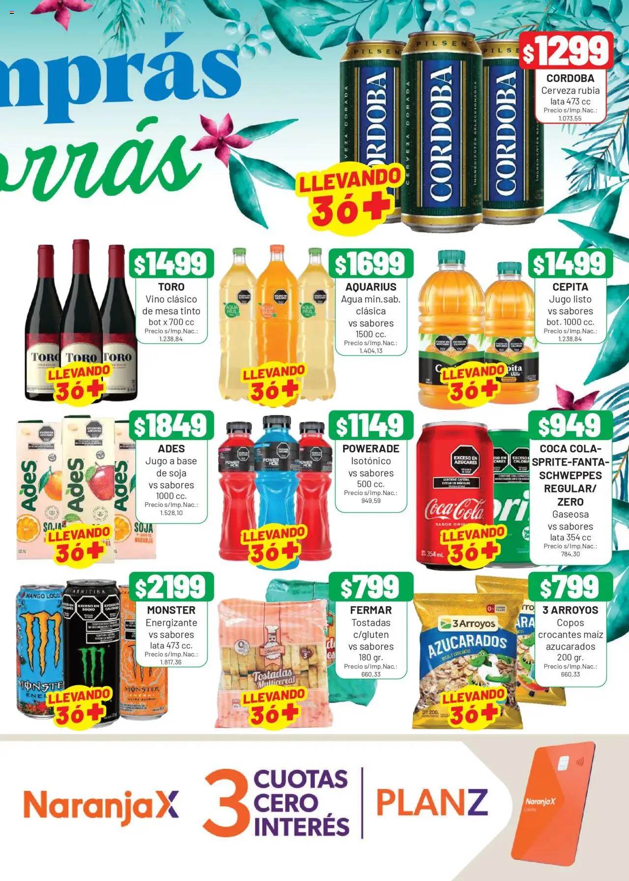Almacor - Catálogo │ válido desde el 11.09.2025 | Página: 5 | Productos: Copos, Agua, Mango, Jugo