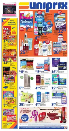 Preview of Uniprix weekly flyer / circulaire from shop Uniprix valid from 30.10.2025