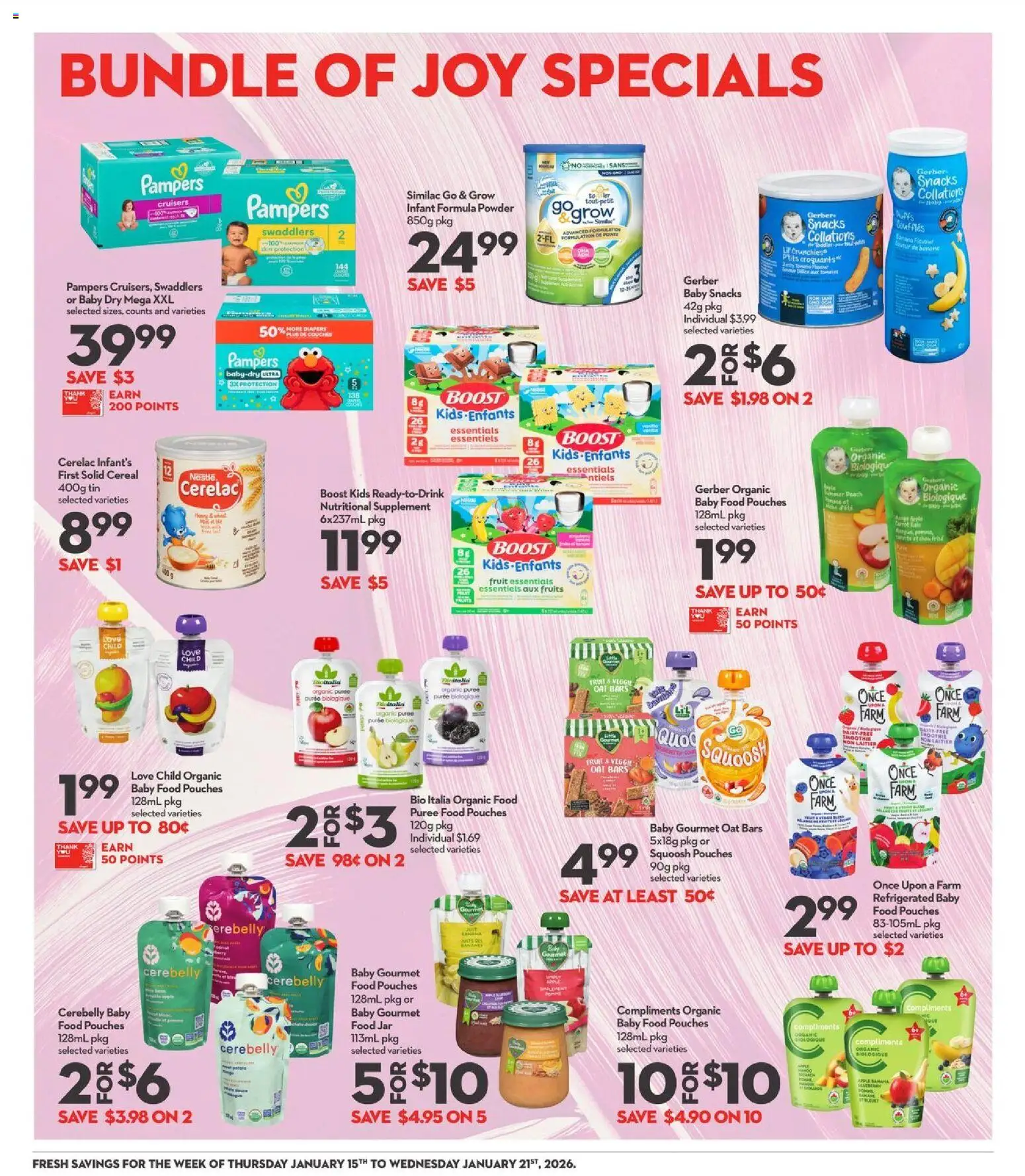 Longo's flyer valid from 15.01.2026 | Page: 12 | Products: Carrot, Powder