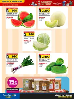 Vista previa Carrefour - Frutas y Verduras  válido desde el 22.12.2025