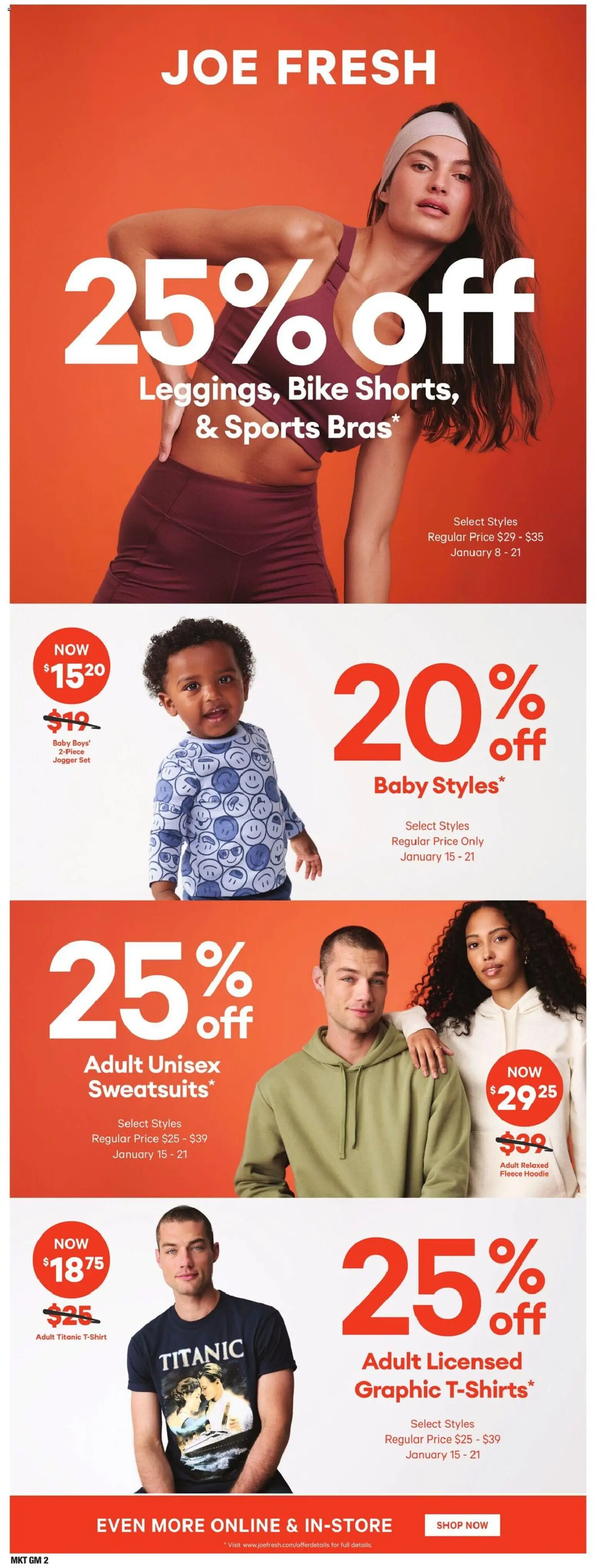 Loblaws flyer valid from 15.01.2026 | Page: 17 | Products: Tshirt, Hoodie