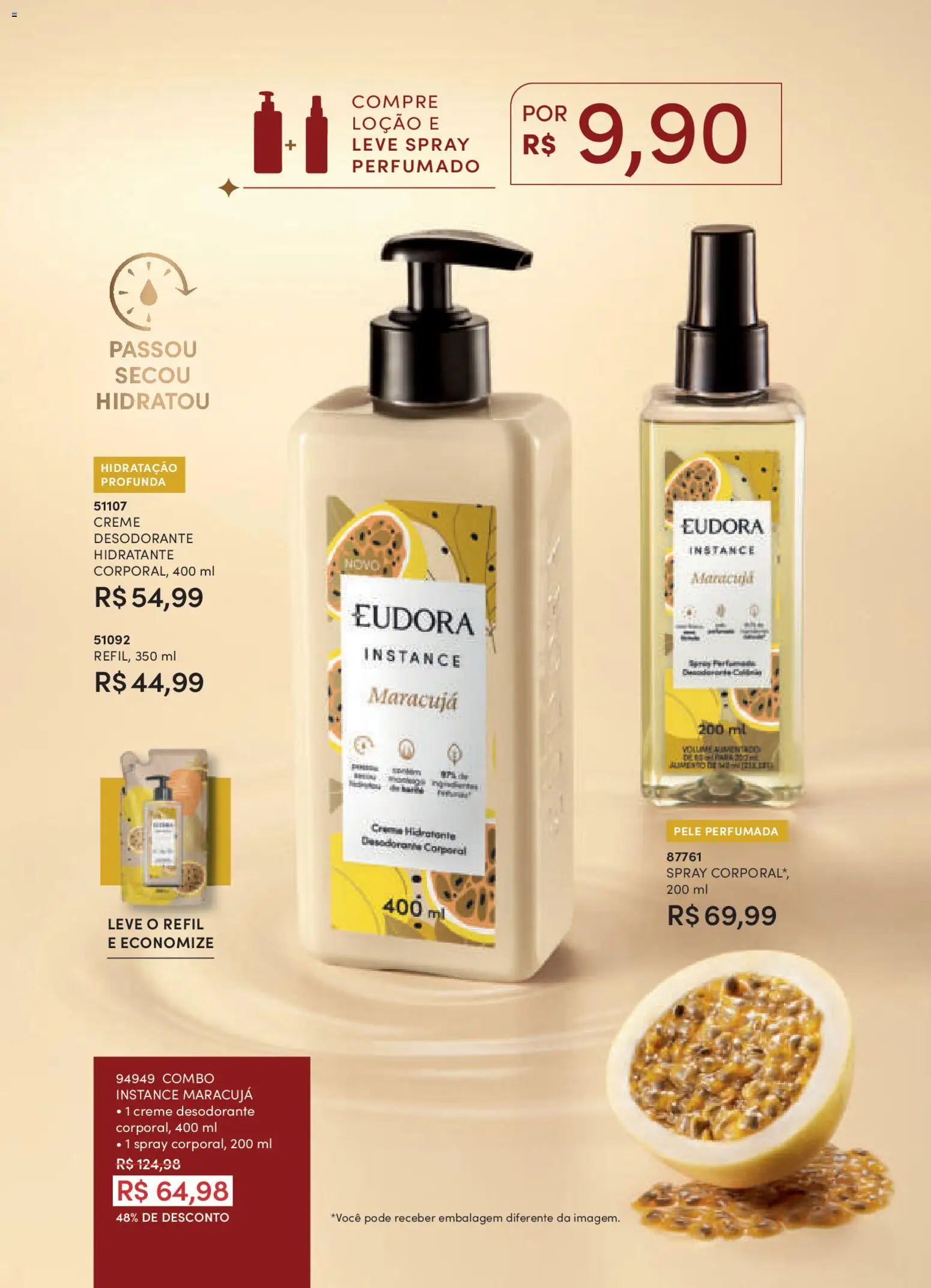 Eudora Folheto - válido de 10.11.2025 | Página: 111 | Produtos: Maracujá, Desodorante, Creme