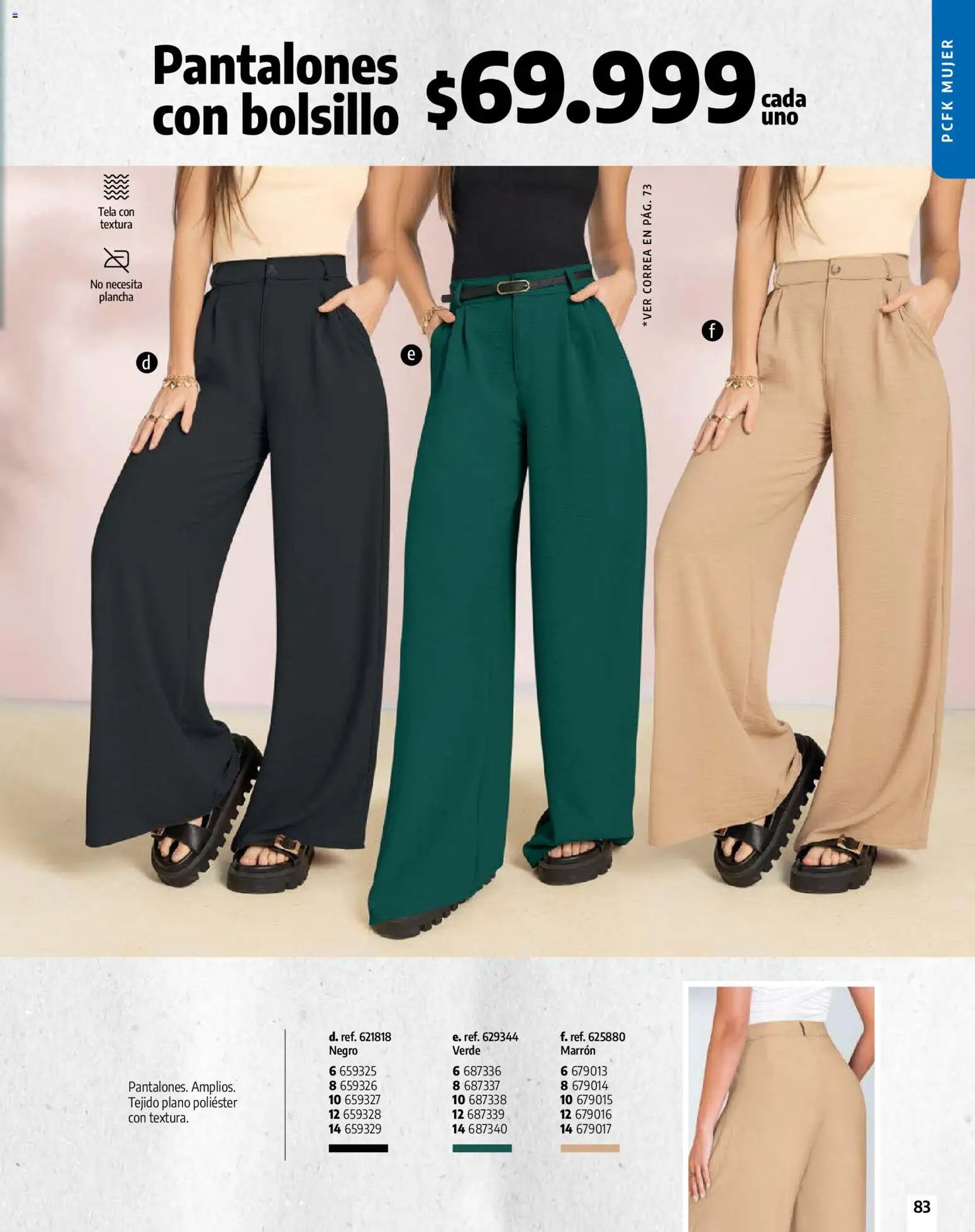 Pacifika revista - valida desde el 01.01.2026 | Página: 83 | Productos: Plancha, Pantalones