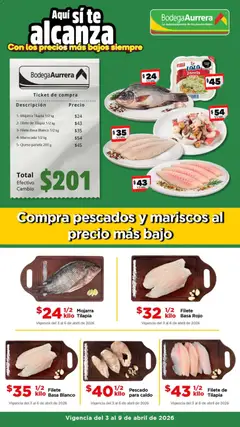 Vista previa de Bodega Aurrerá folleto Ofertas, nuevo folleto de la tienda, válido en México a partir del 03.04.2026