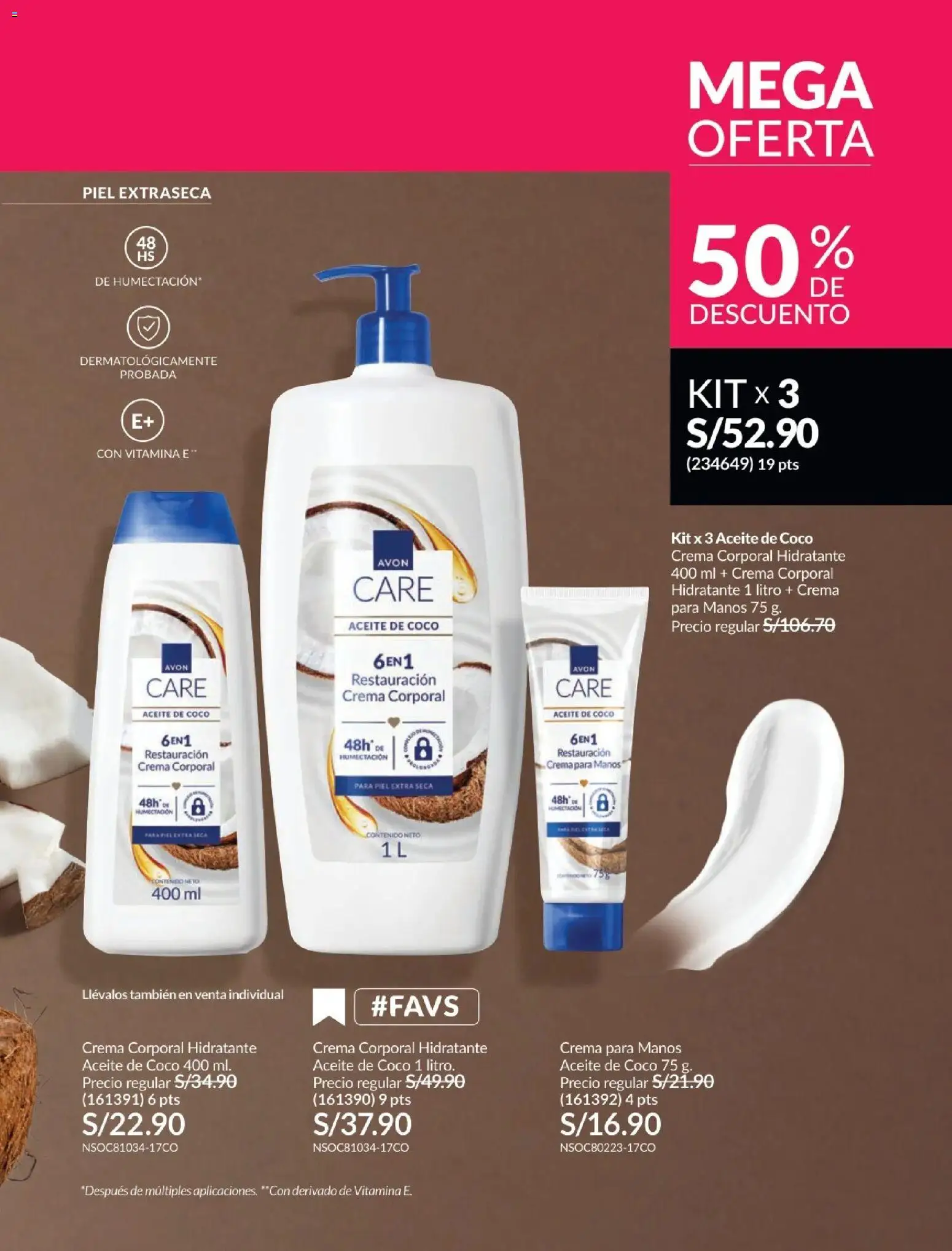 Catálogo Avon válido desde 01.02.2026 | Página: 238 | Productos: Aceite, Crema