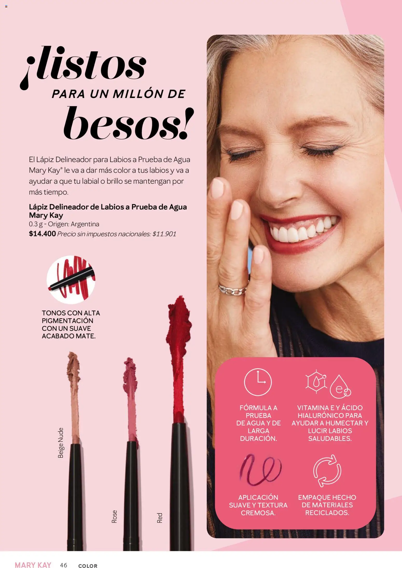 Mary Kay - Look Primavera 2025 │ válido desde el 01.11.2025 | Página: 46 | Productos: Delineador, Brillo, Agua
