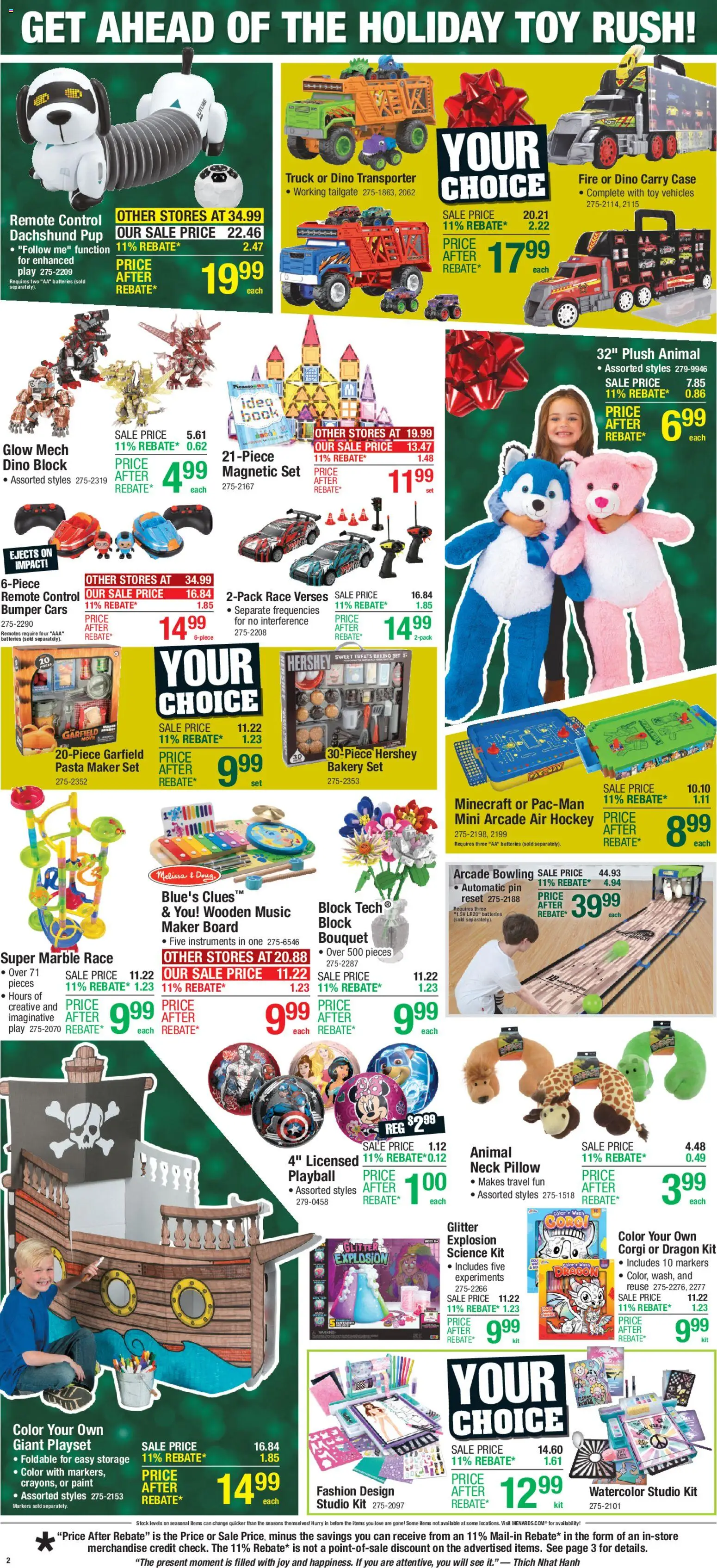 Menards Black Friday - valid from 22.10.2025 | Page: 2 | Products: Pillow, Watercolor, Pin, Case