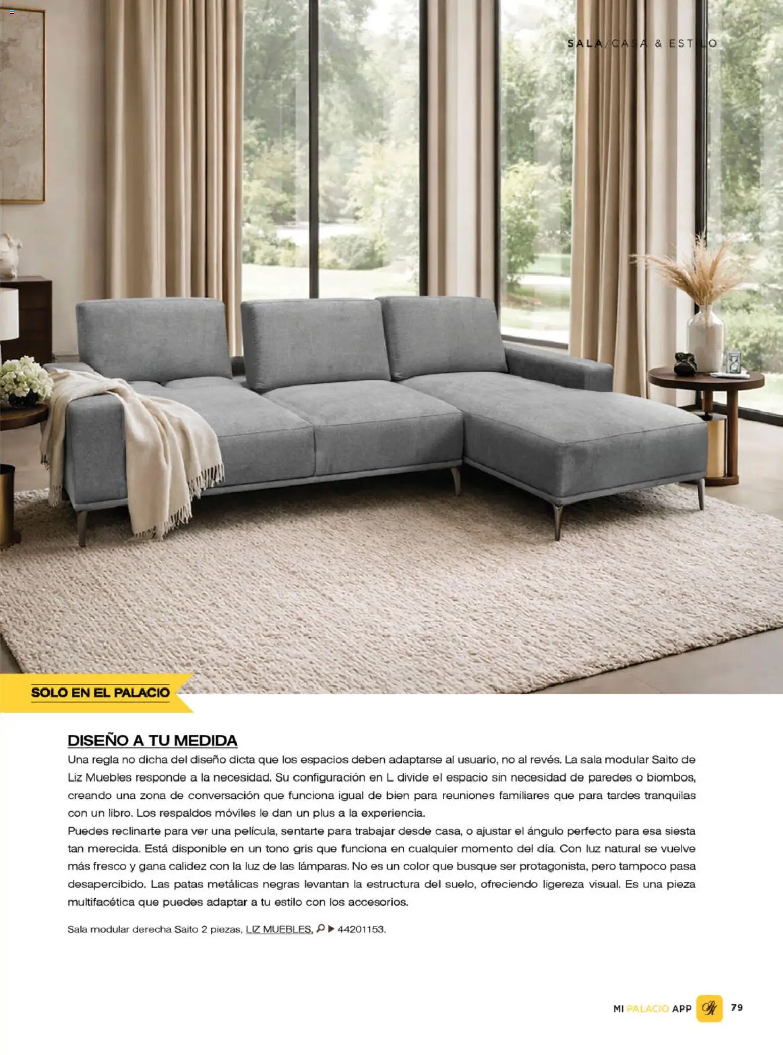 Nuevas ofertas de Palacio De Hierro válidas en toda la República Mexicana desde el 01.03.2026. ¡Encuentra las mejores ofertas en Palacio De Hierro catálogo! | Página: 81 | Productos: Modular